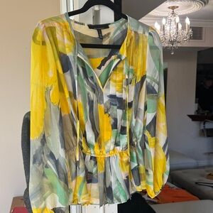 White House Black Market Multicolor Blouse